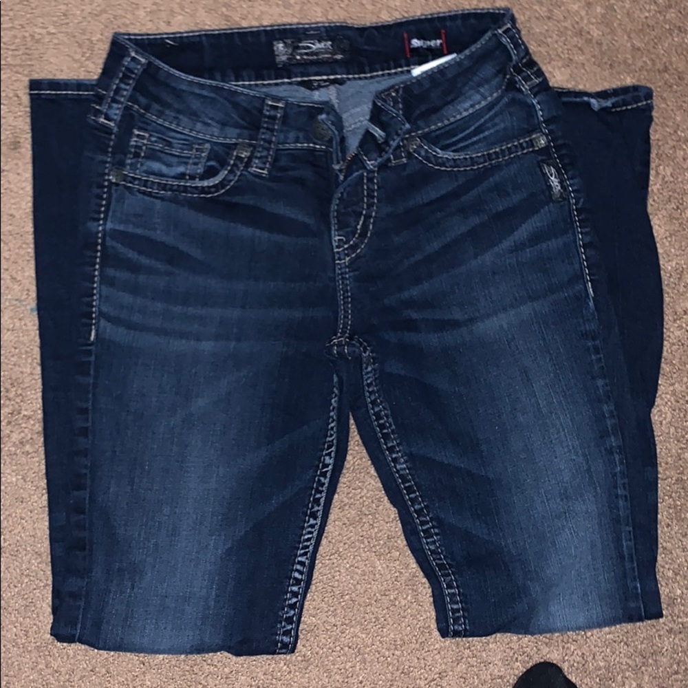 Suki silver jeans